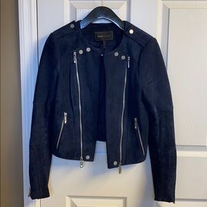 Bcbg maxazria genuine suede jacket